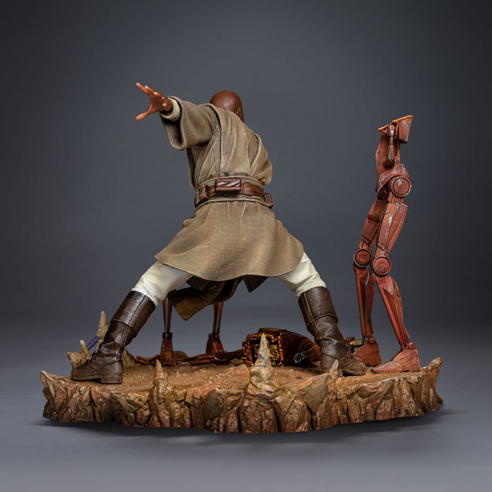 Star Wars Art Scale Statue 1/10 Mace Windu 18 cm Iron Studios