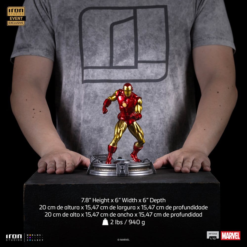Marvel Art Scale Statua 1/10 Iron Man (CCXP Exclusive 2025) 20 cm - Iron Studios