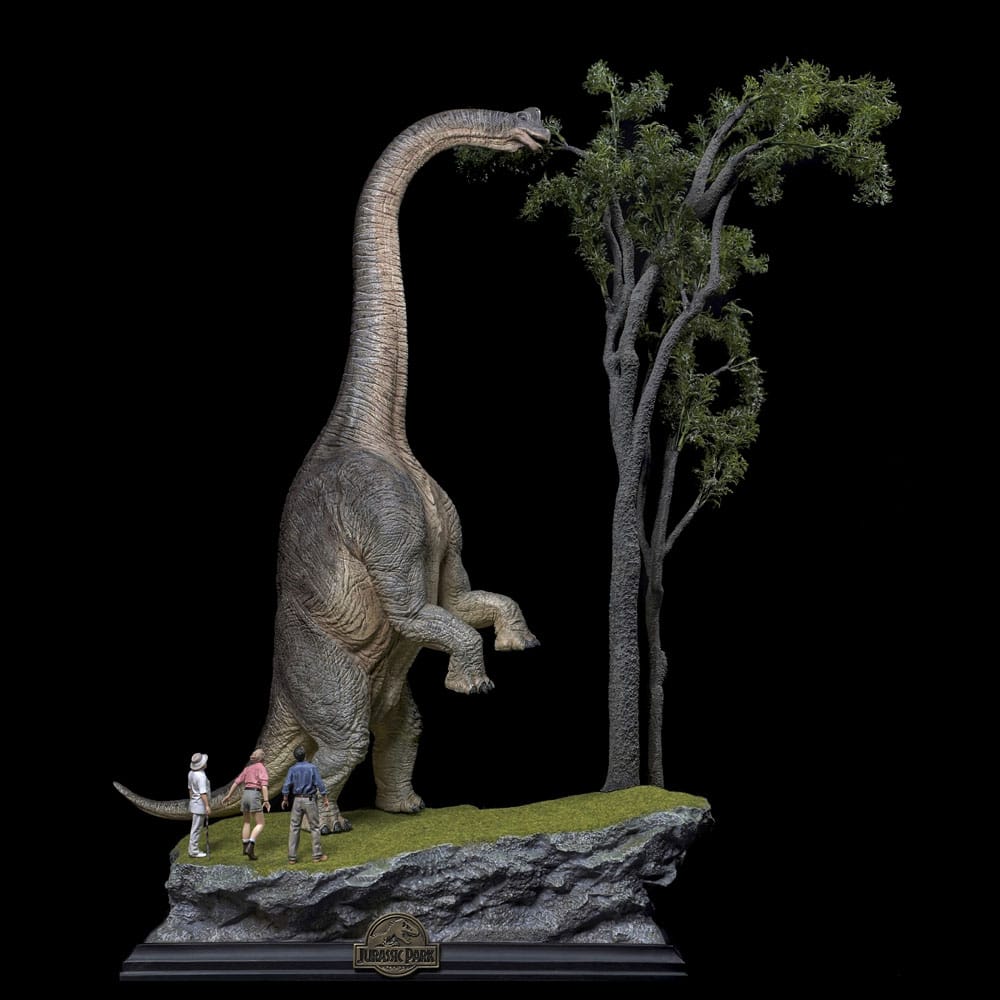Statua Jurassic Park Demi Art Scale 1/10 Welcome to the Jurassic Park Special Edition 80 cm Iron Studios