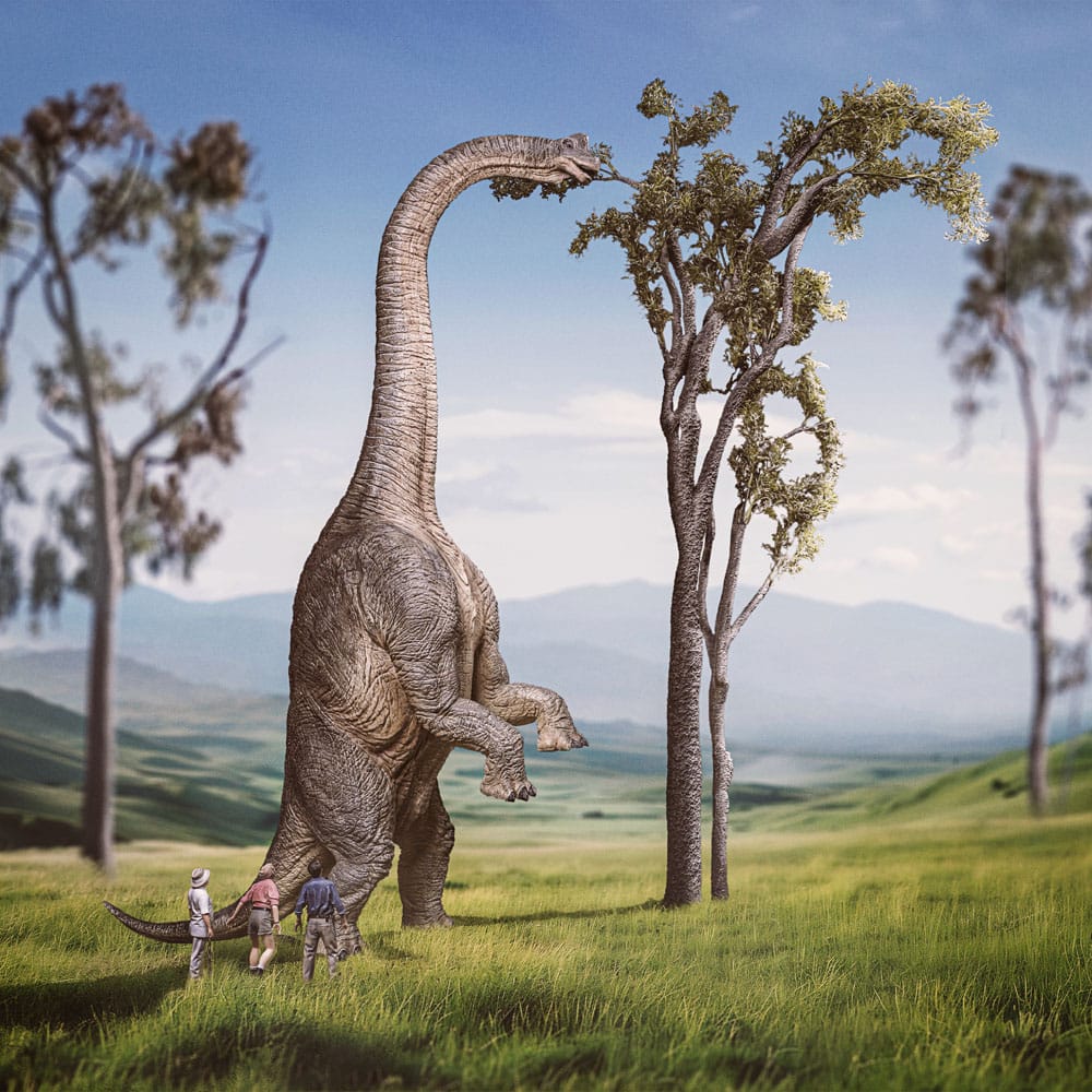 Statua Jurassic Park Demi Art Scale 1/10 Welcome to the Jurassic Park Special Edition 80 cm Iron Studios