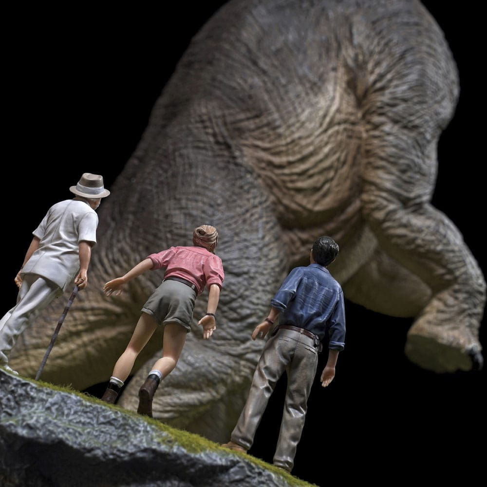 Statua Jurassic Park Demi Art Scale 1/10 Welcome to the Jurassic Park Special Edition 80 cm Iron Studios