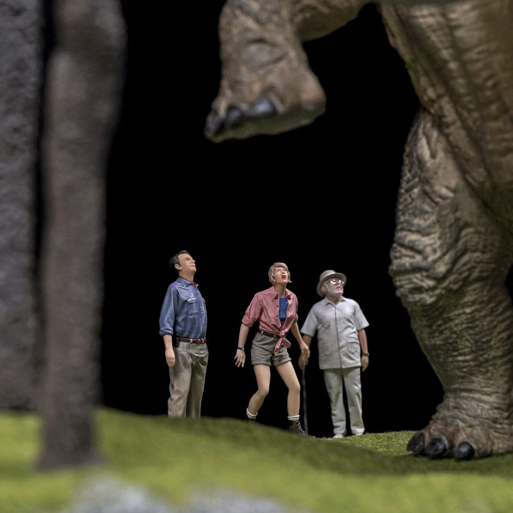 Statua Jurassic Park Demi Art Scale 1/10 Welcome to the Jurassic Park Special Edition 80 cm Iron Studios
