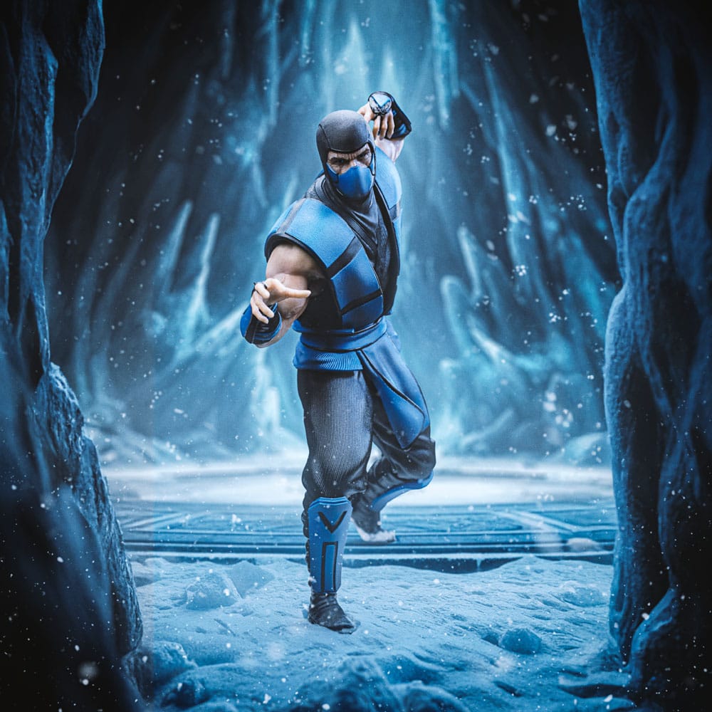 Statua Sub-Zero Mortal Kombat Ninjas Collection Iron Studios in scala 1/10, 21 cm