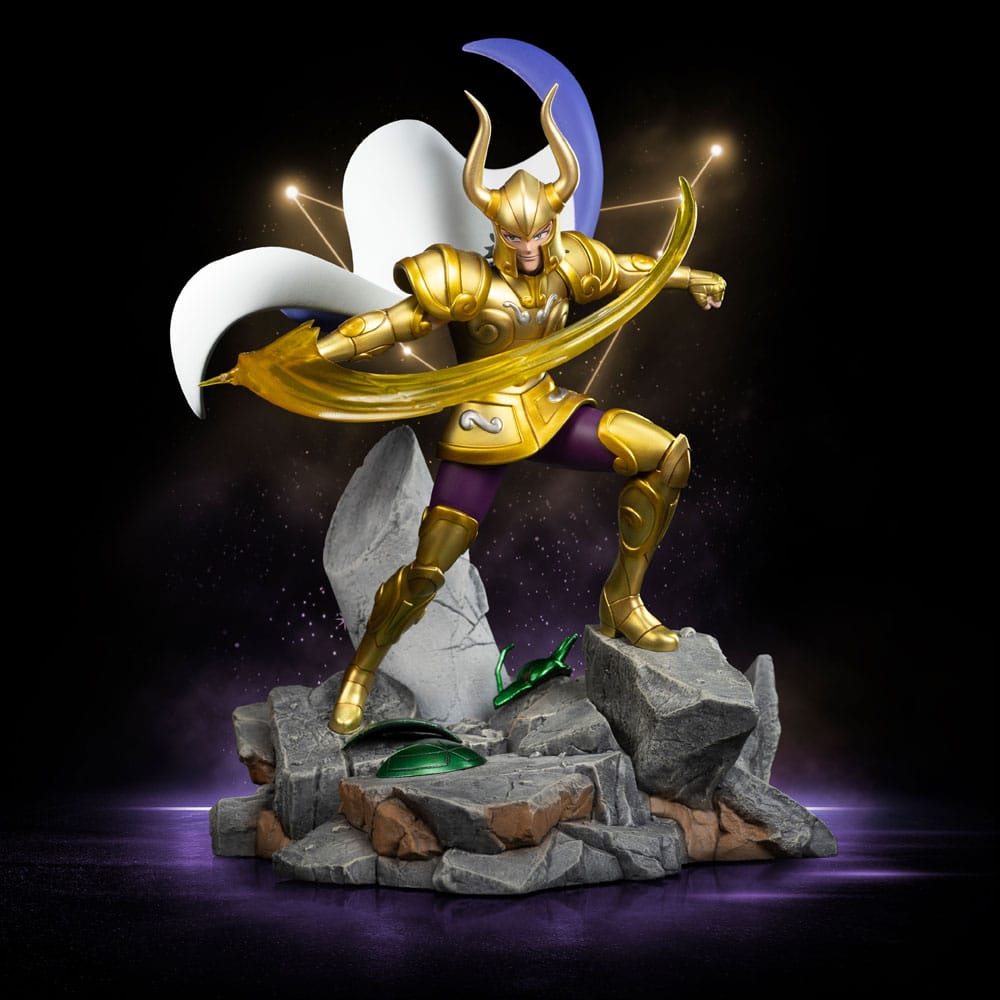 Statua Saint Seiya Capricorn Shura Art Scale 1/10 Iron Studios 25 cm