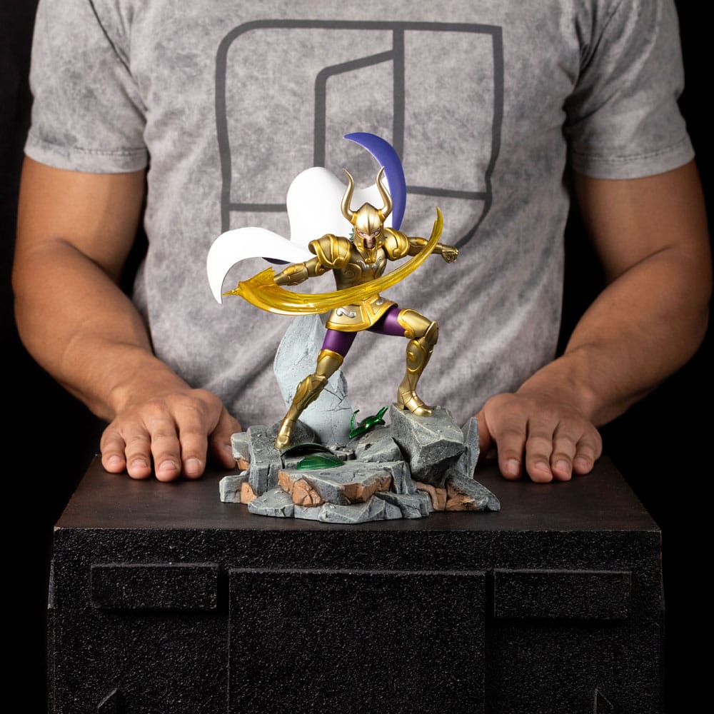 Statua Saint Seiya Capricorn Shura Art Scale 1/10 Iron Studios 25 cm