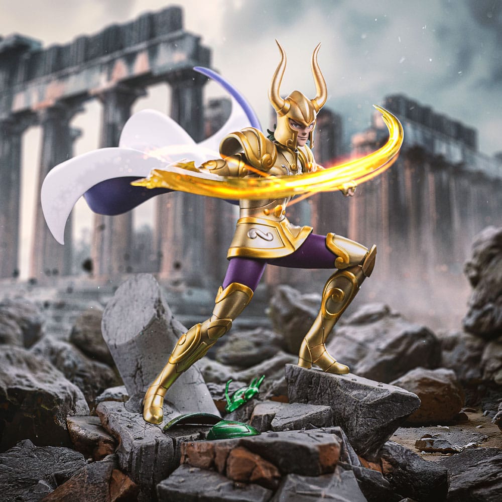Statua Saint Seiya Capricorn Shura Art Scale 1/10 Iron Studios 25 cm