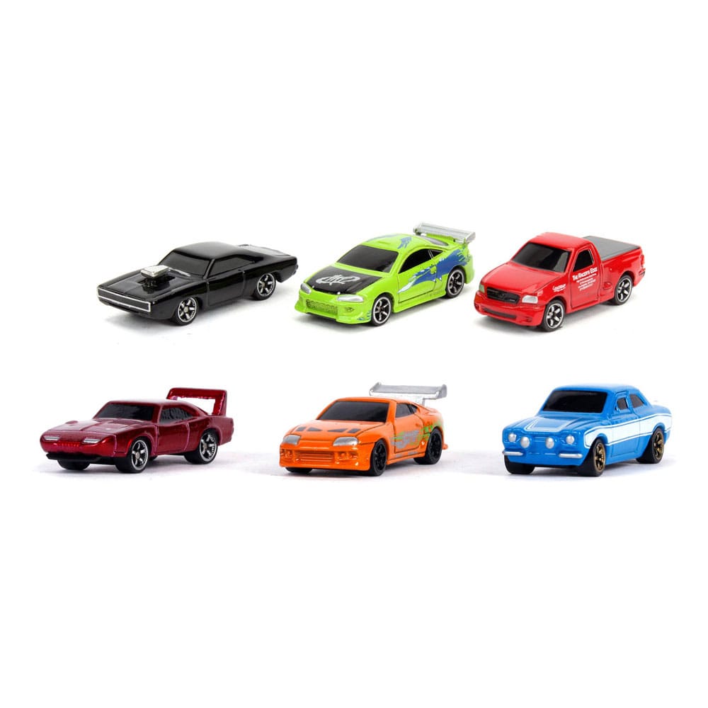 Fast & Furious Nano Hollywood Cars, display da 24 mini auto diecast Jada Toys