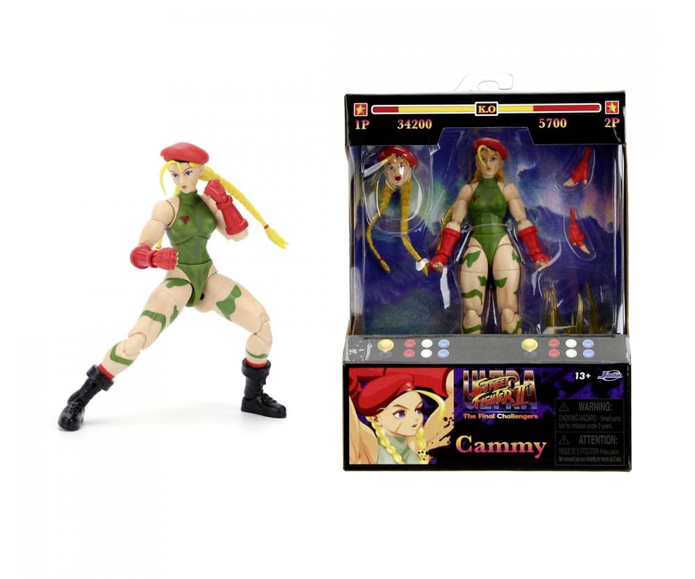 Ultra Street Fighter II: The Final Challengers Action Figure 1/12 Cammy 15 cm - Jada Toys