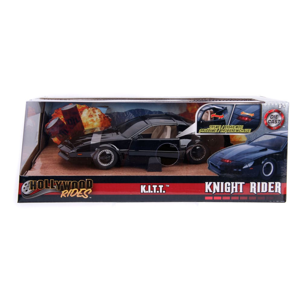 Knight Rider Modello Diecast 1/24 Pontiac Trans Am Try Me KITT - Jada Toys
