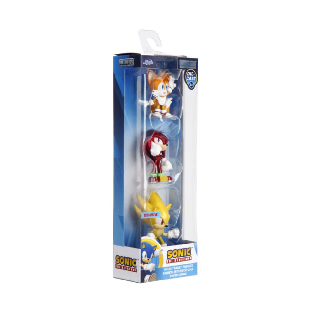 Sonic the Hedgehog Nano Metalfigs – Set da 3 miniature diecast 5 cm – Jada Toys