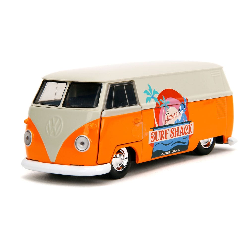 Lilo & Stitch Volkswagen Bus 1961 in scala 1/32, modellino diecast Jada Toys