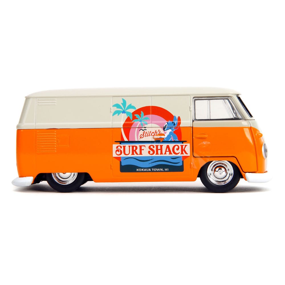 Lilo & Stitch Volkswagen Bus 1961 in scala 1/32, modellino diecast Jada Toys