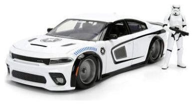 Star Wars Modello Die-Cast 1:24 Stormtrooper Dodge Charger SRT Hellcat - Jada Toys