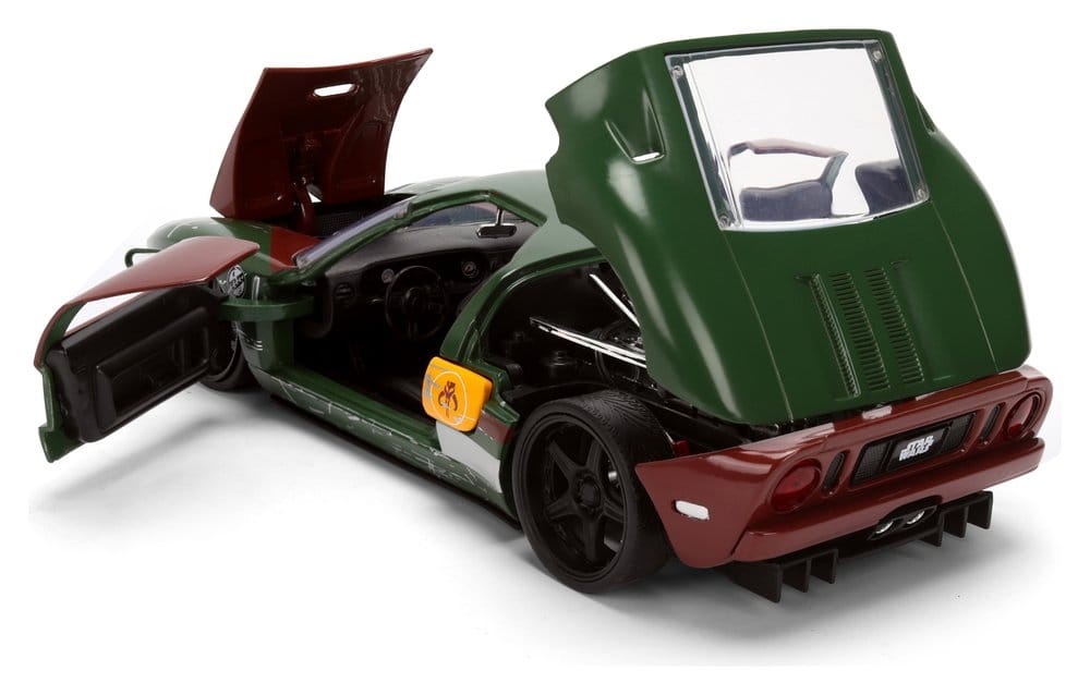 Star Wars Action Figure Boba Fett 2005 Ford GT 1:24 Jada Toys