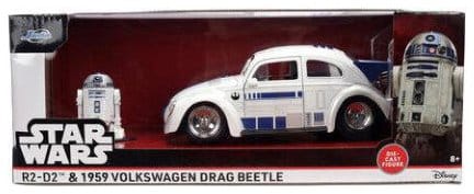 Star Wars Modello Die-Cast 1:24 R2-D2 1959 VW Drag Beetle - Jada Toys