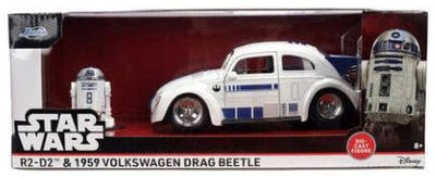 Star Wars Modello Die-Cast 1:24 R2-D2 1959 VW Drag Beetle - Jada Toys