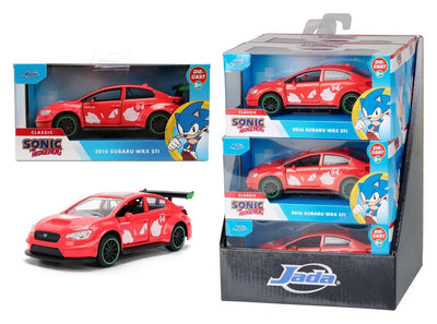 Sonic Modellino Die-Cast 1:32 Knuckles Subaru WRX STI 2016 - Jada Toys