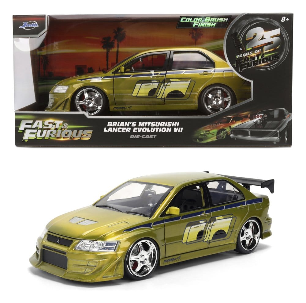 Fast & Furious Modellino Diecast 1:24 Anniversary Mitsubishi 9 cm Jada Toys