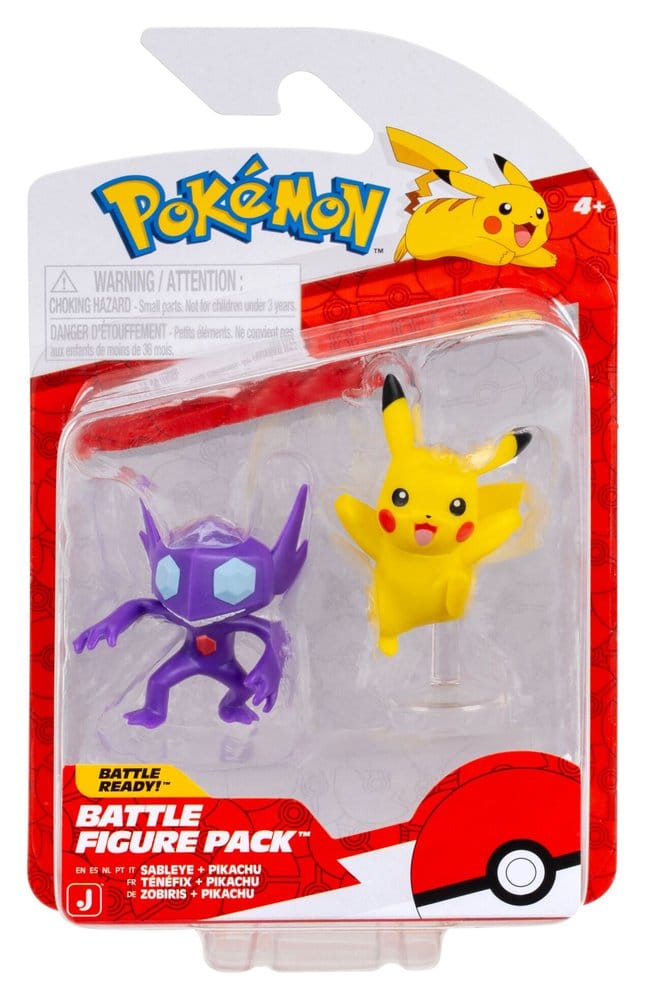 Pokémon Battle Figure Action Figure assortimento ver. 22 (6 pezzi) Jazwares