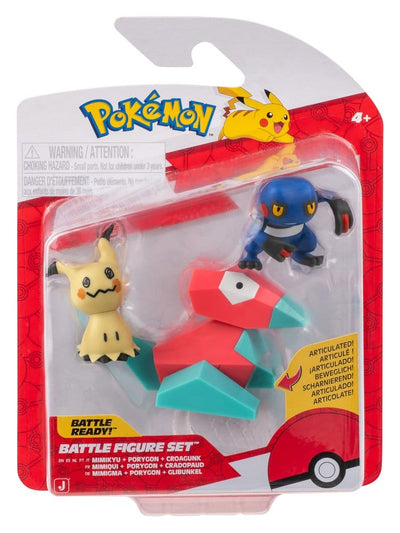 Pokémon Battle Figure Action Figure 3-Pack versione 25 Assortimento (4)