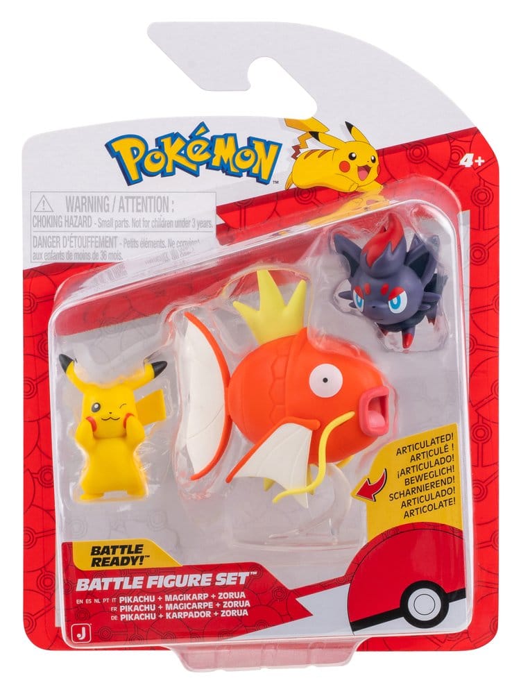 Pokémon Battle Figure Action Figure 3-Pack versione 25 Assortimento (4)