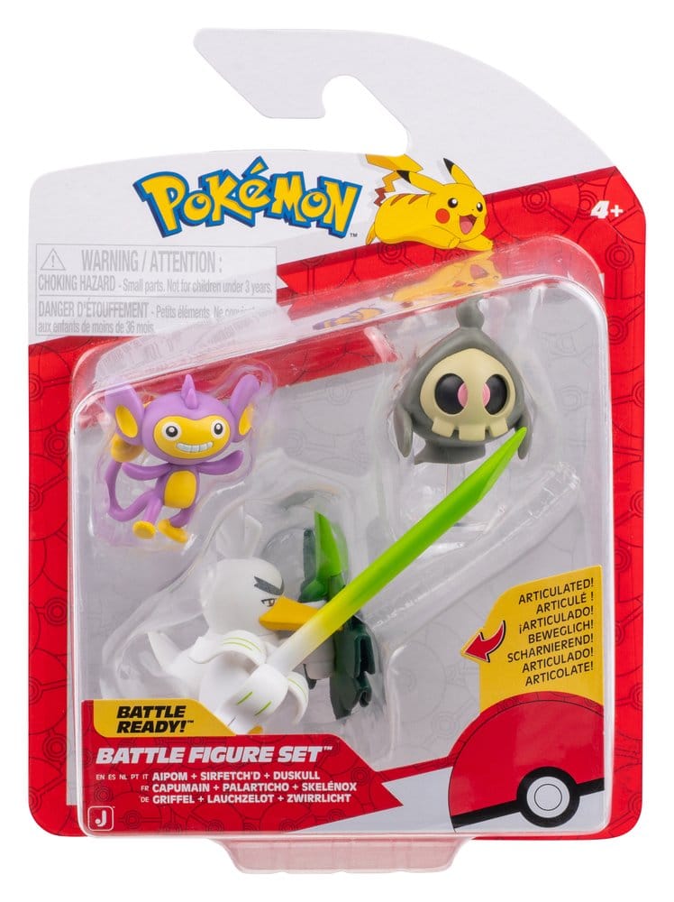 Pokémon Battle Figure Action Figure 3-Pack versione 25 Assortimento (4)
