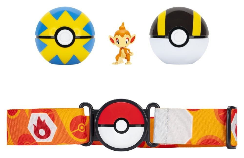 Pokémon Clip 'n' Go Cintura con Accessori, Assortimento da 4 Set - Jazwares