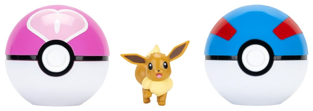 Pokémon Clip 'n' Go Cintura con Accessori, Assortimento da 4 Set - Jazwares