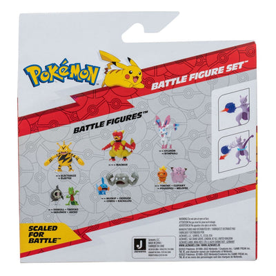 Pokémon Action Figure 2-Pack Mewtwo 10 cm & Mew 5 cm Jazwares