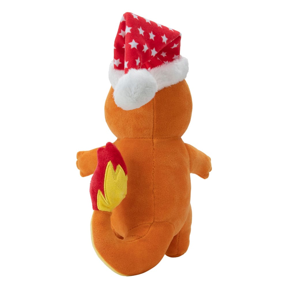 Peluche Charmander Pokémon Winter con cappello di Natale 20 cm Jazwares