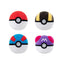 Peluche Pokémon Poké Ball Versione 1, 10 cm, assortimento da 6 pezzi, Jazwares