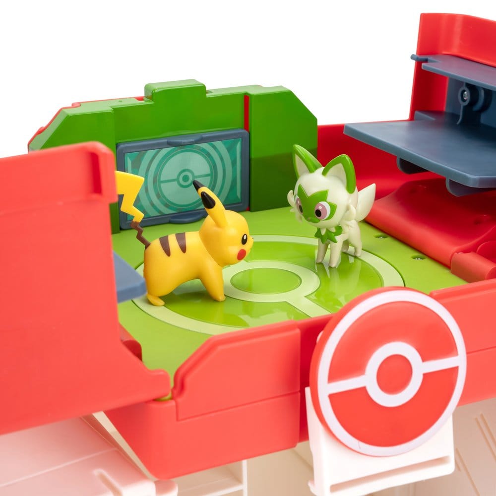 Pokémon Play 'n' Display Case con Sprigatito e Pikachu - Jazwares