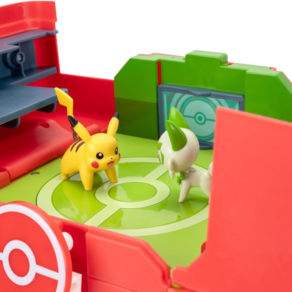 Pokémon Play 'n' Display Case con Sprigatito e Pikachu - Jazwares