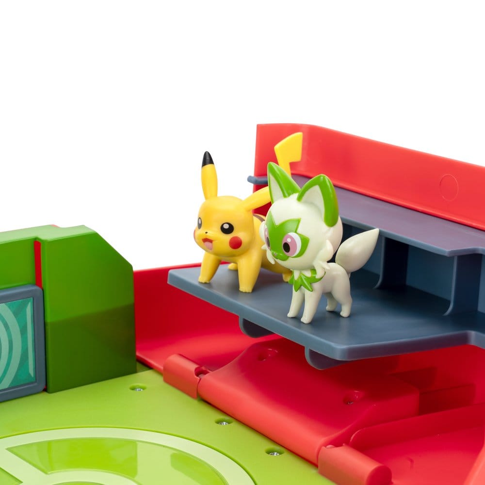 Pokémon Play 'n' Display Case con Sprigatito e Pikachu - Jazwares