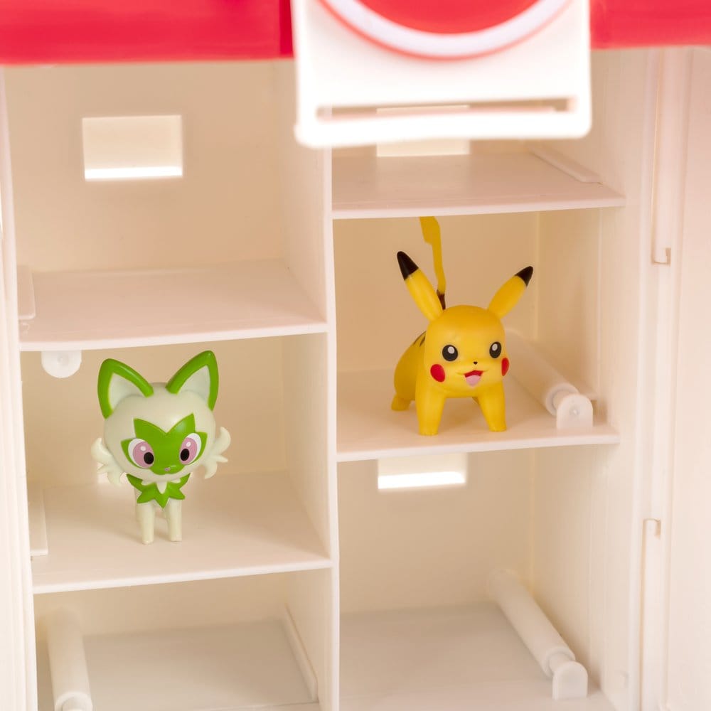 Pokémon Play 'n' Display Case con Sprigatito e Pikachu - Jazwares