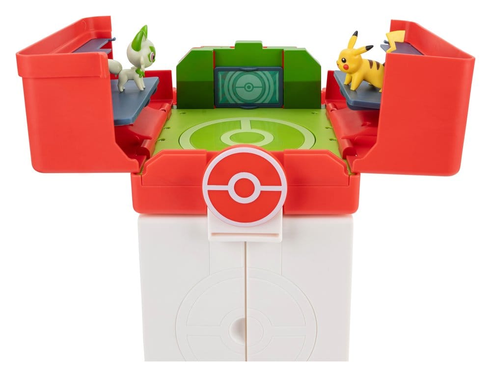 Pokémon Play 'n' Display Case con Sprigatito e Pikachu - Jazwares