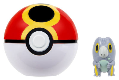 Pokémon Clip 'n' Go Action Figure Frigibax con Repeat Ball - Jazwares