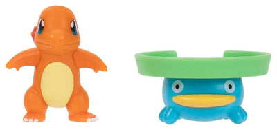 Pokémon Action Figure 2 Pezzi Lotad e Charmander - Jazwares