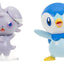 Pokémon Action Figure 2 Pezzi Espurr e Piplup - Jazwares