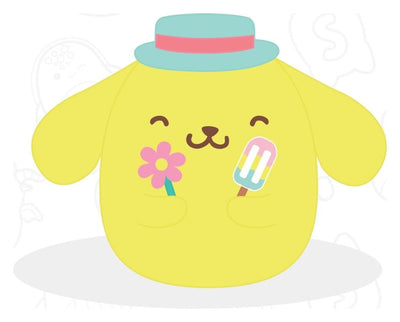 Sanrio Squishmallow Peluche Pompompurin Popsicle 20 cm Jazwares
