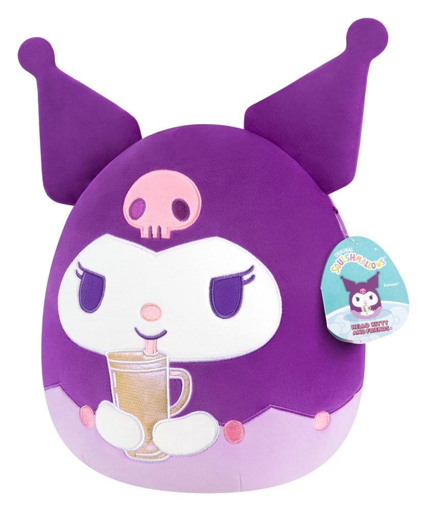 Peluche Kuromi in tazza Squishmallows Sanrio Jazwares 30 cm