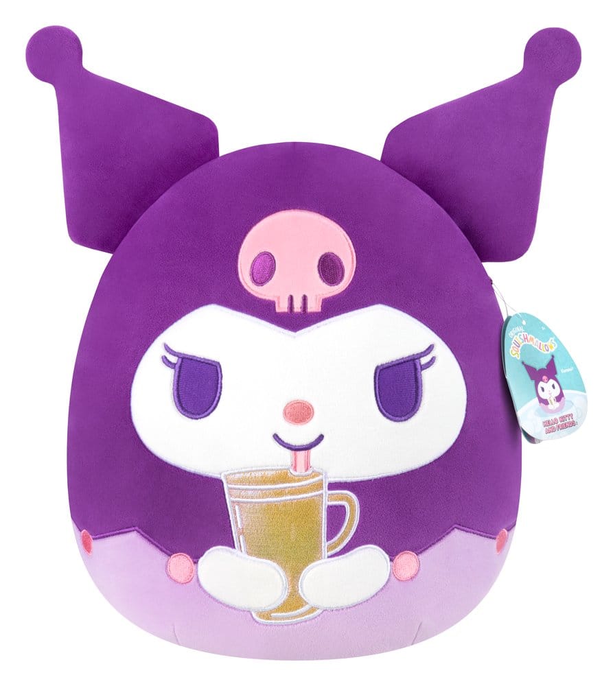 Peluche Kuromi in tazza Squishmallows Sanrio Jazwares 30 cm