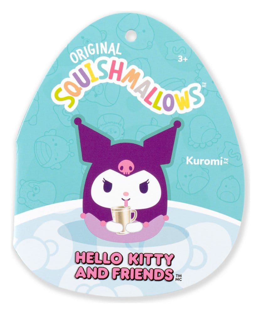 Peluche Kuromi in tazza Squishmallows Sanrio Jazwares 30 cm
