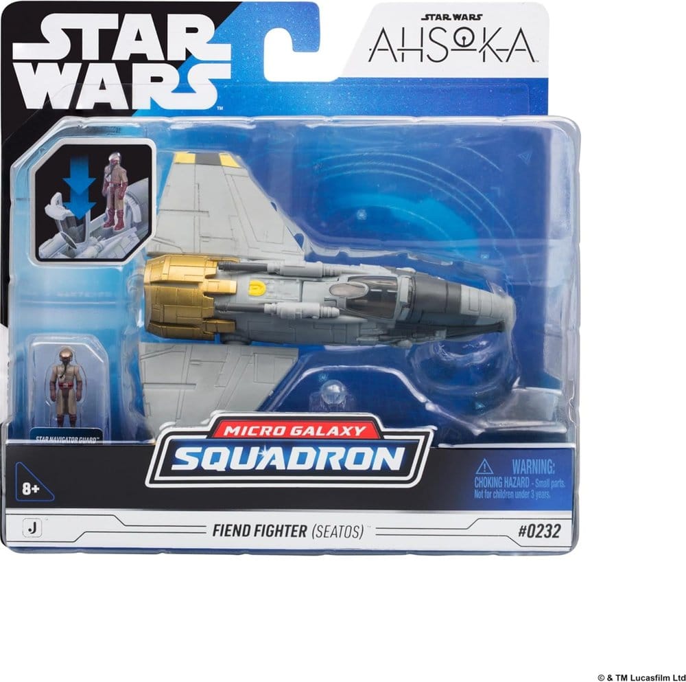 Star Wars Veicolo Medium Fiend Fighter con Figura Star Navigator 13 cm Jazwares