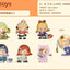 Kokosa Girls Serie Figure Misteriose in PVC 9-12 cm Display da 6 Pezzi Jotoys