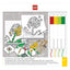 LEGO Creativity Set Plants – Set di cancelleria con minifigure LEGO, Joy Toy