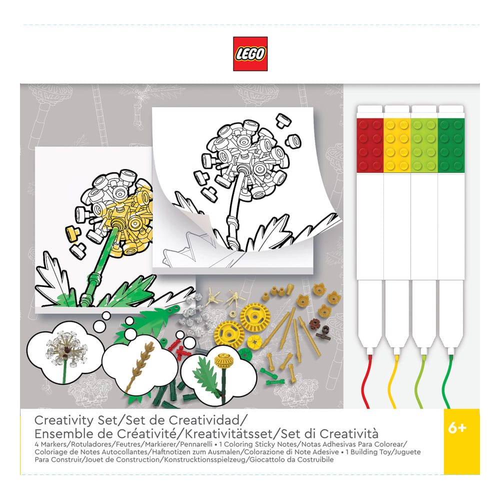 LEGO Creativity Set Plants – Set di cancelleria con minifigure LEGO, Joy Toy