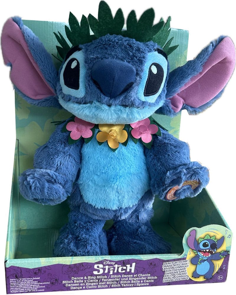 Peluche Lilo & Stitch Stitch con funzione canto e ballo 38 cm Just Play