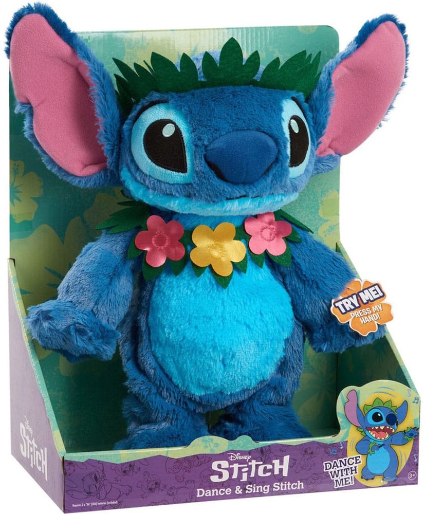 Peluche Lilo & Stitch Stitch con funzione canto e ballo 38 cm Just Play