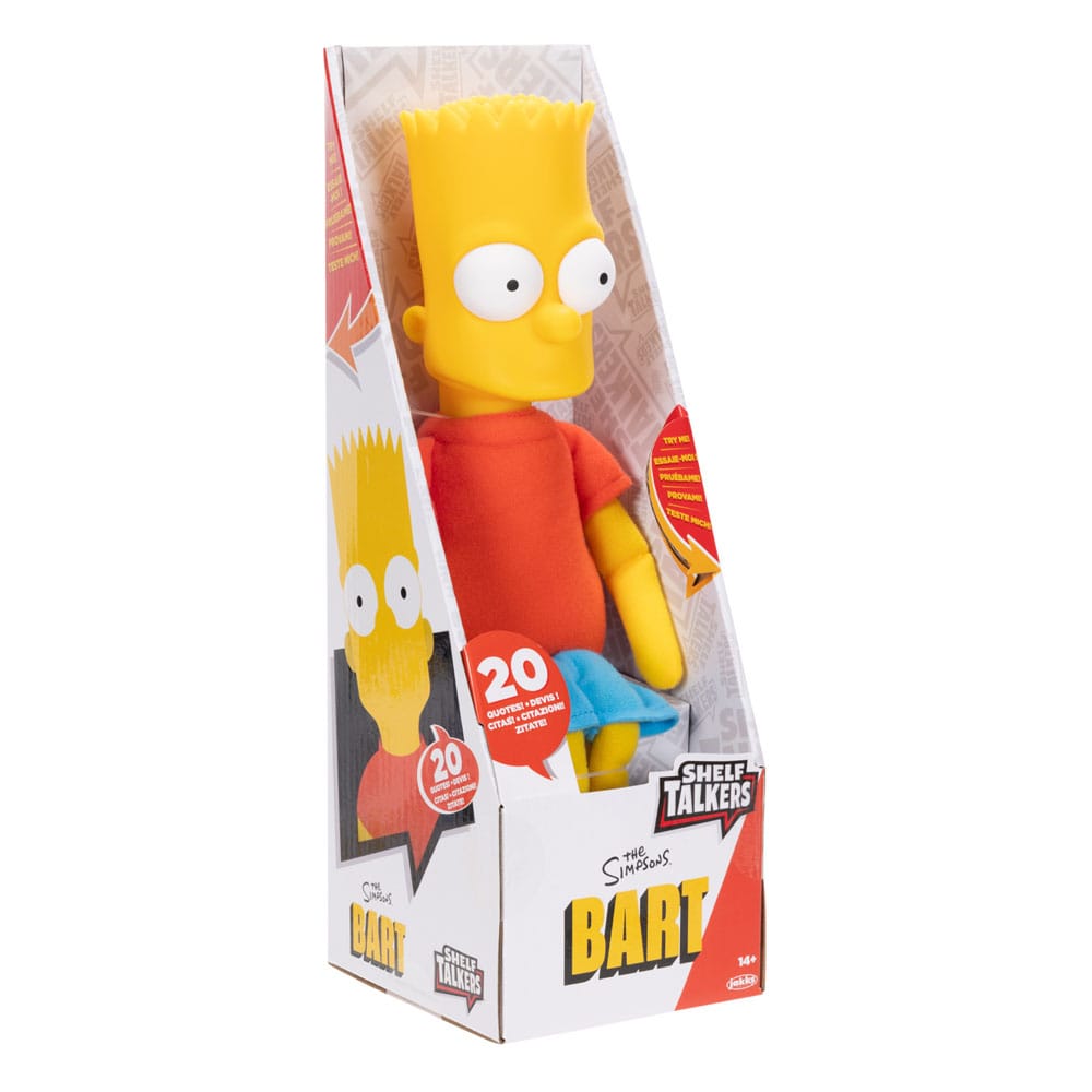 Simpsons Peluche Bart 33 cm con suoni - Jakks Pacific